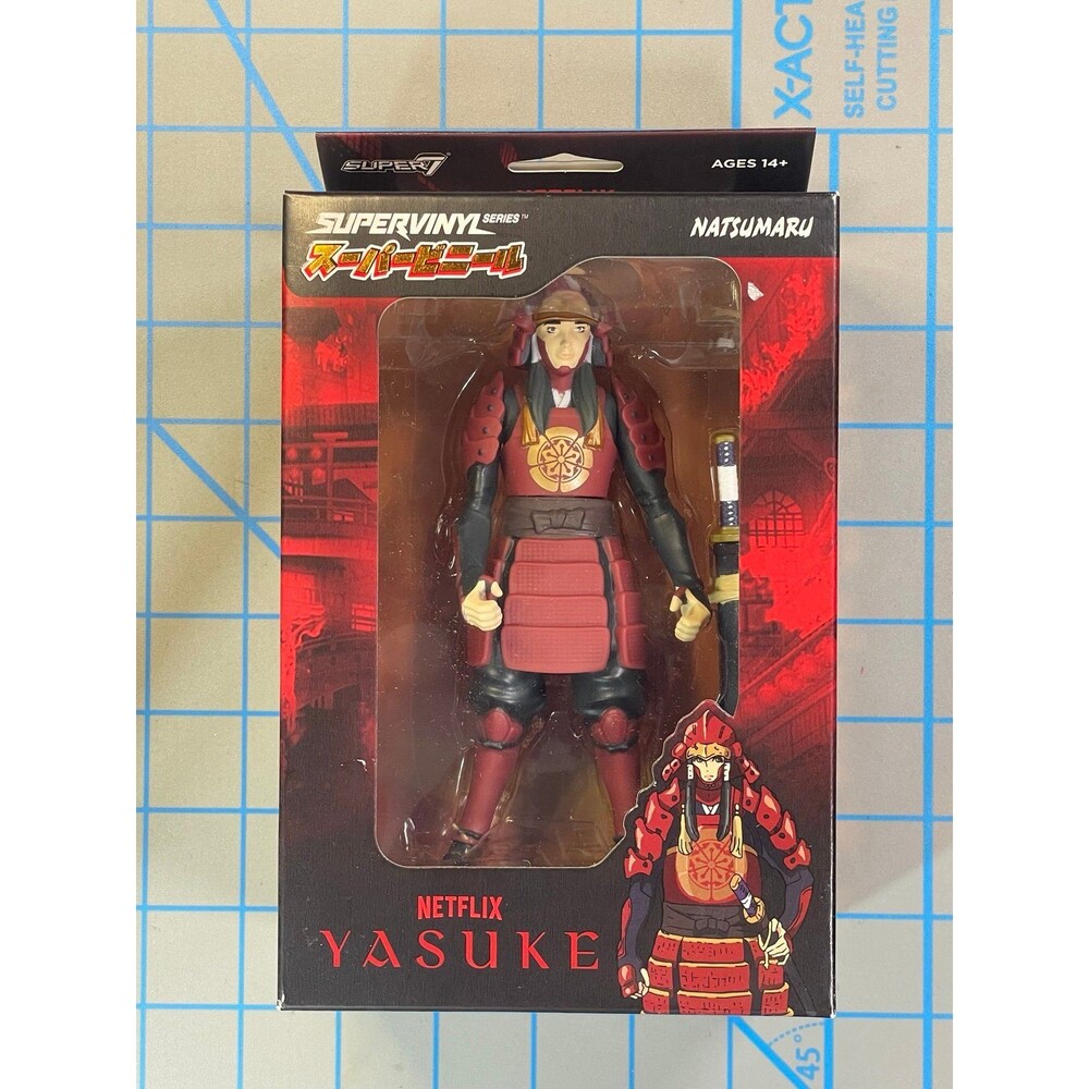 Super7 Supervinyl Natsumaru Vinyl Figure Netflix Yasuke Anime Super 7